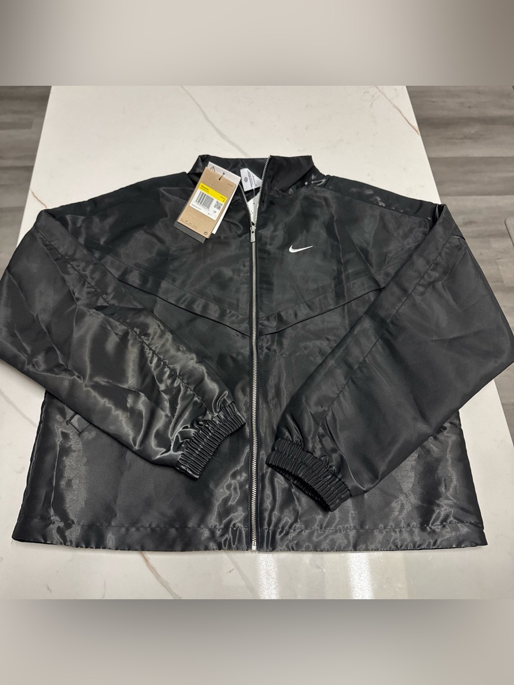 Nike Sportswear Windrunner Shine Women's Jacket HV2467-010 Black Sz S NWT